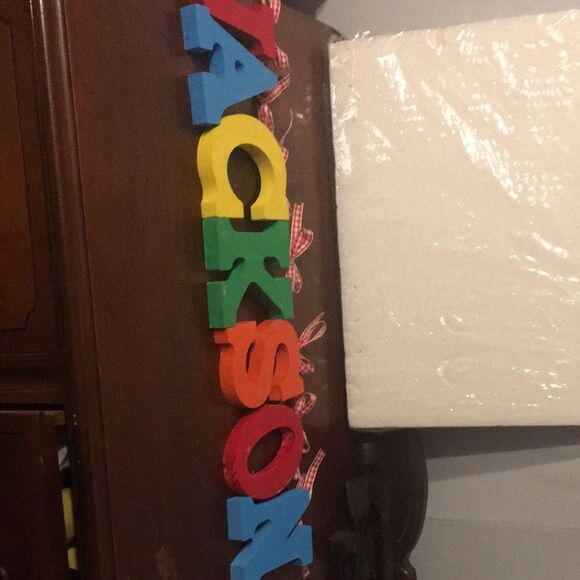 Colorful Wooden Name Letters - Picture 2 of 8